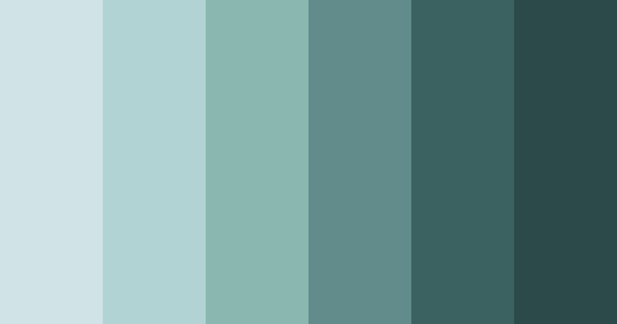 Download serene creatures color palette PNG image (landscape)