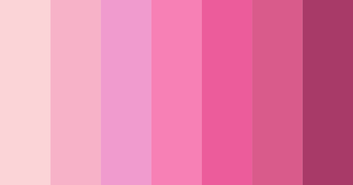 Download pink wedding color palette PNG image (landscape)