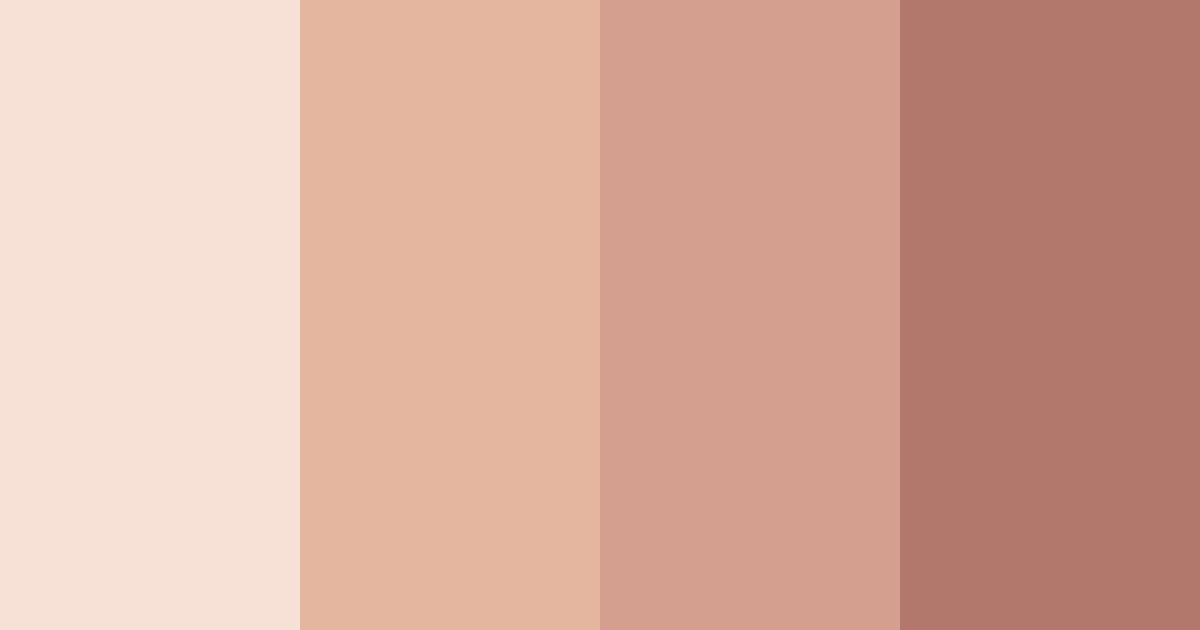 Download warm beige color palette PNG image (landscape)