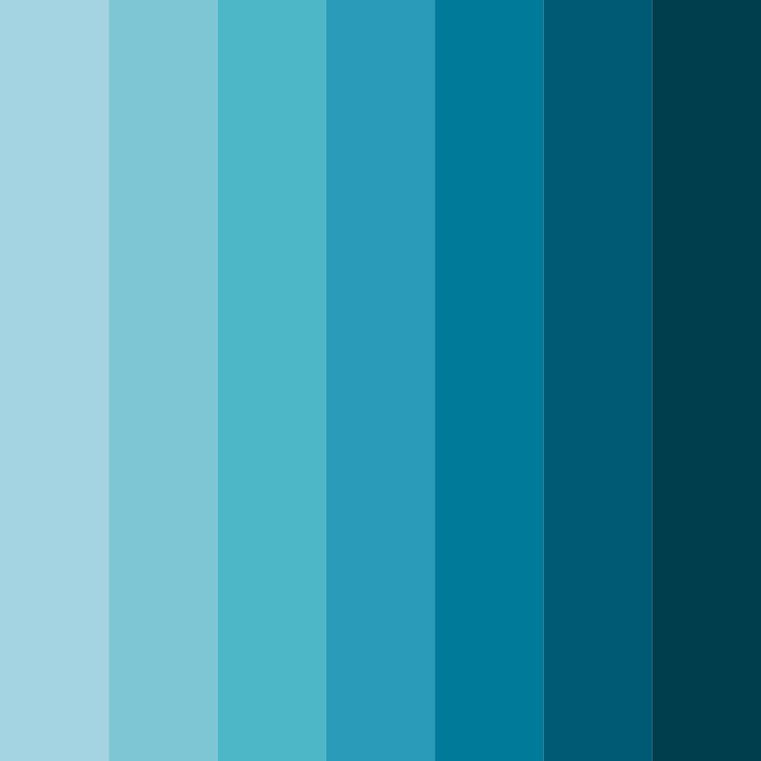 Download blue technology color palette PNG image (square)