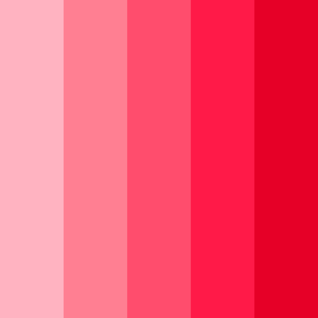 Download candy pink color palette PNG image (square)