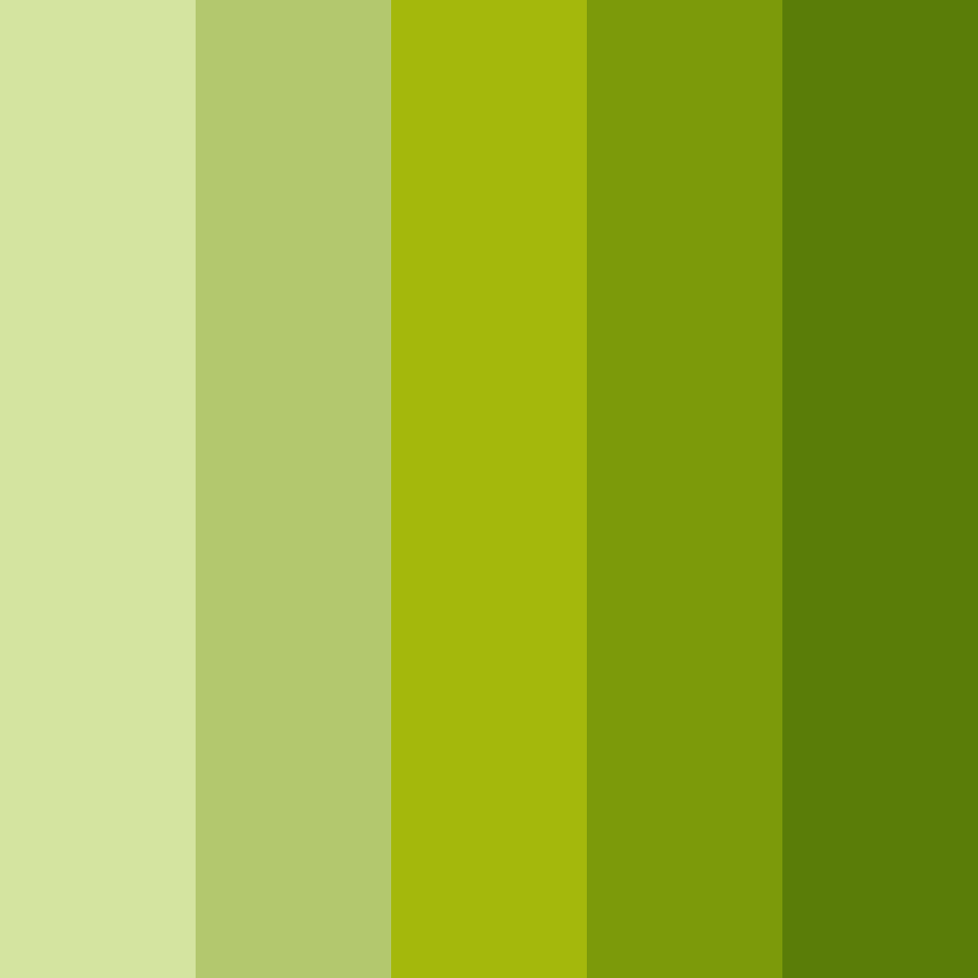 Download lush meadow harmony color palette PNG image (square)