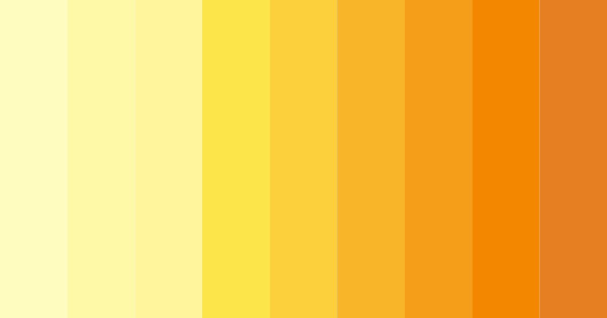 Download sunshine serenade color palette PNG image (landscape)