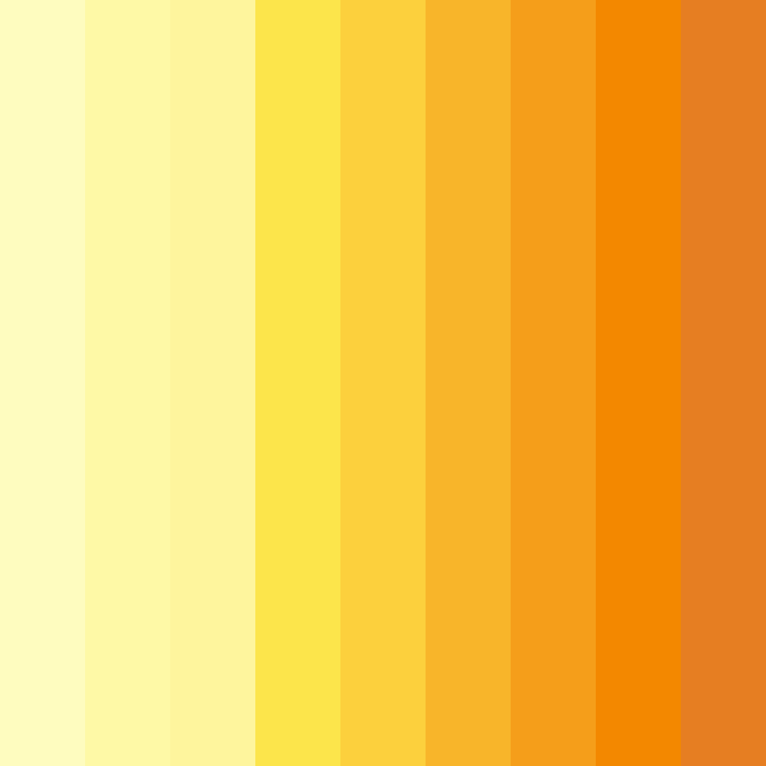 Download sunshine serenade color palette PNG image (square)