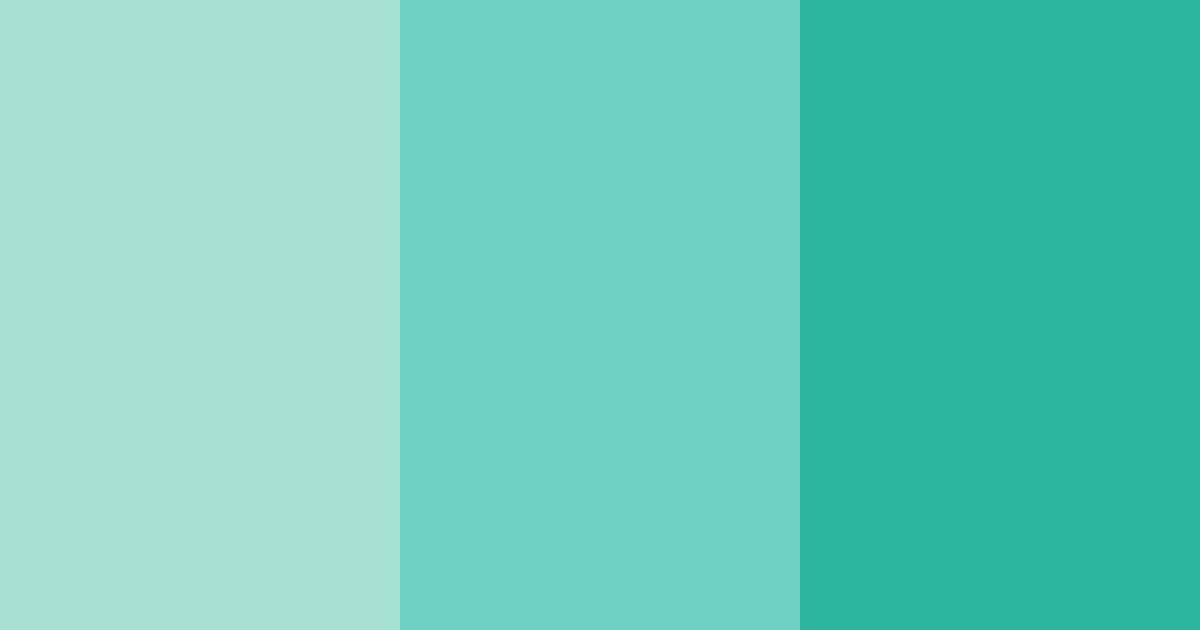 Download minty oasis color palette PNG image (landscape)