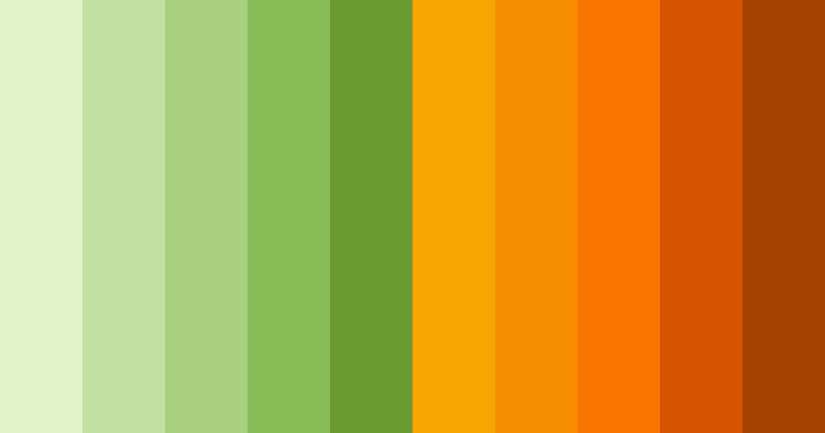 Download citrus symphony color palette PNG image (landscape)