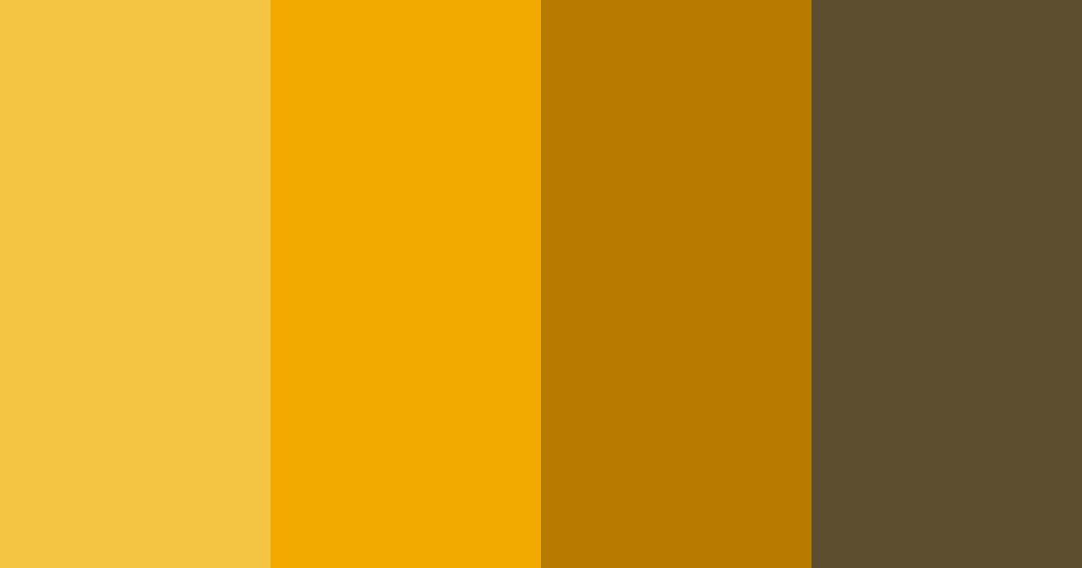 Download golden autumn harvest color palette PNG image (landscape)
