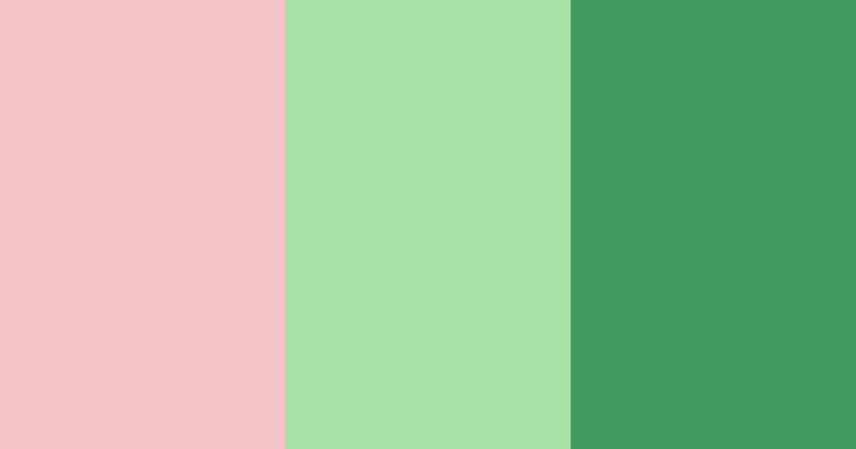 Download blushing evergreen color palette PNG image (landscape)