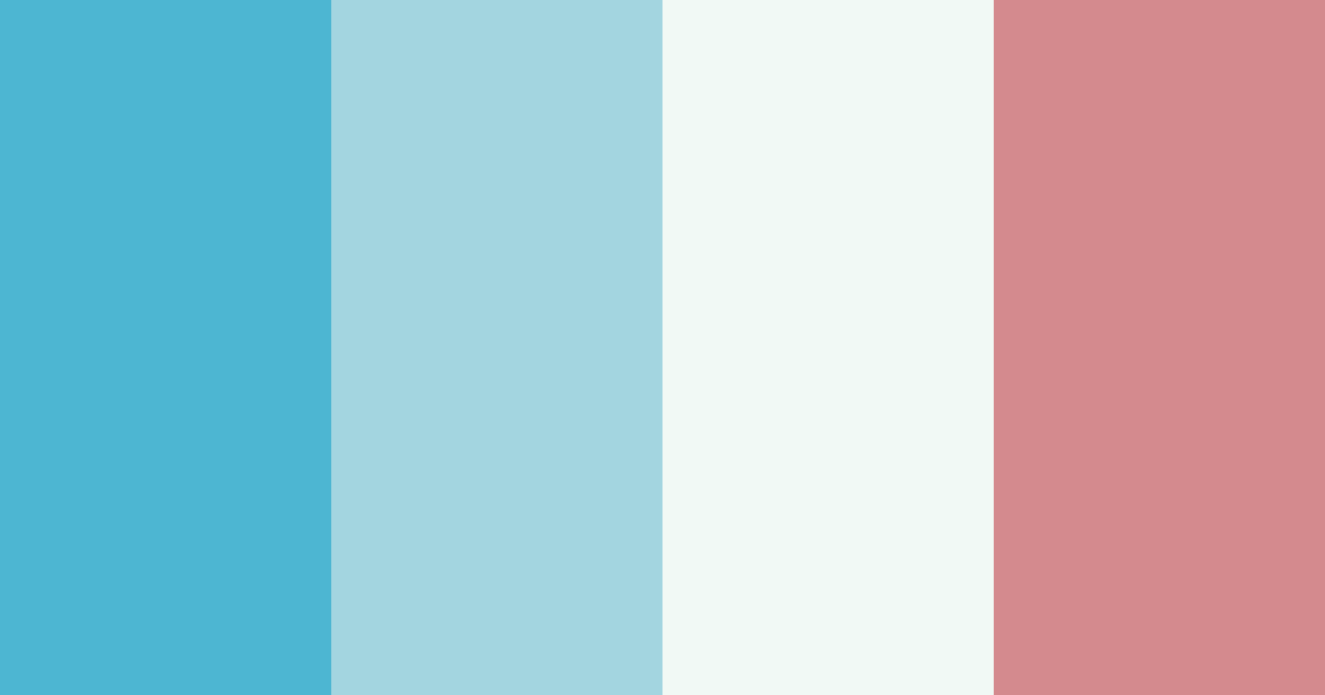 Download ocean breeze serenade color palette PNG image (landscape)