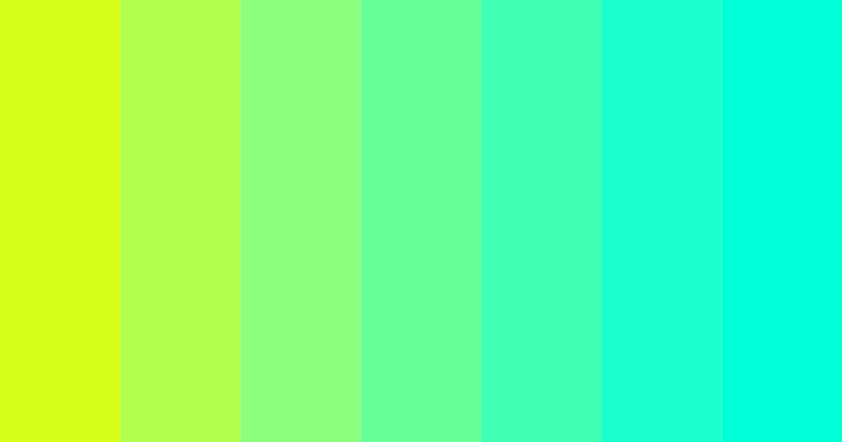 Download bright green color palette PNG image (landscape)