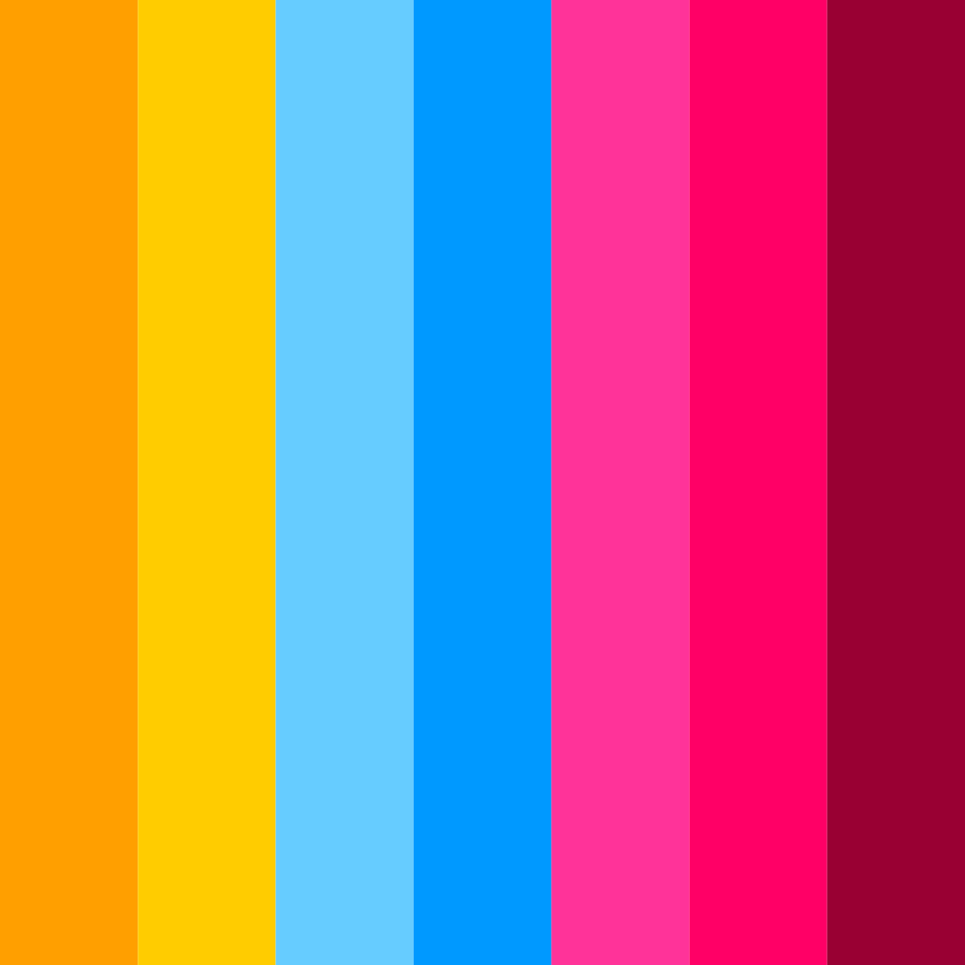 Download vibrant spectrum color palette PNG image (square)