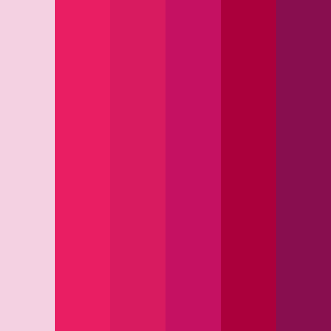 Download fuchsia dream color palette PNG image (square)
