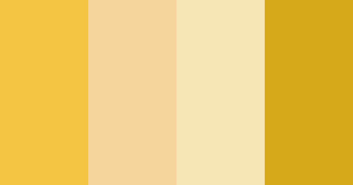 Download golden hour dreams color palette PNG image (landscape)