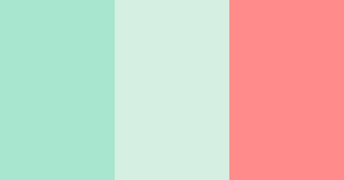 Download blushing evergreen color palette PNG image (landscape)