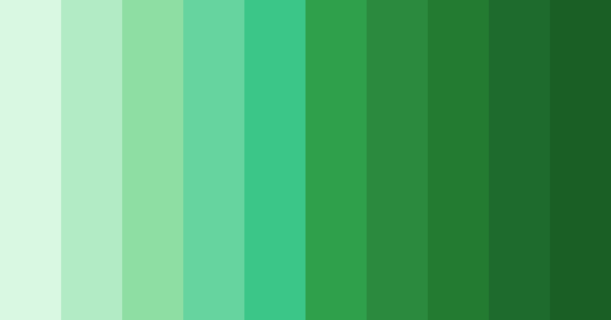 Download green feast color palette PNG image (landscape)