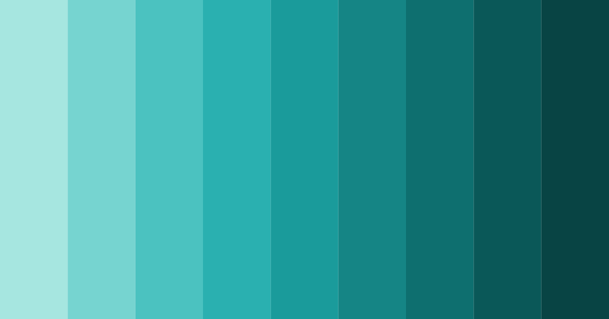 Download tiffany's tranquil tides color palette PNG image (landscape)