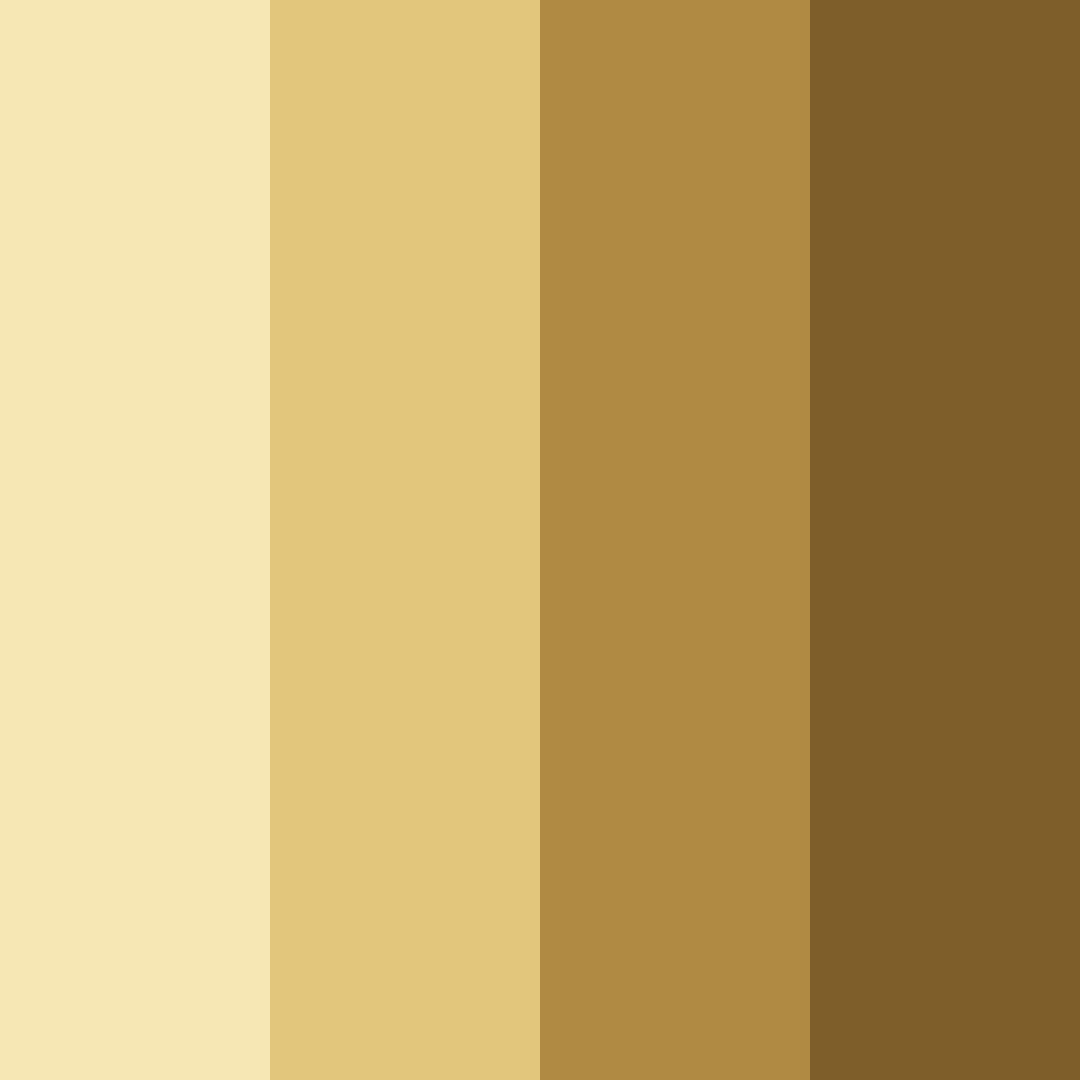Download brown shades color palette PNG image (square)