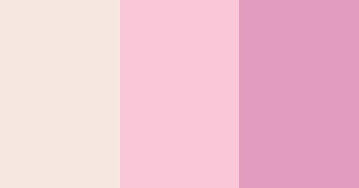 Download pink flower color palette PNG image (landscape)