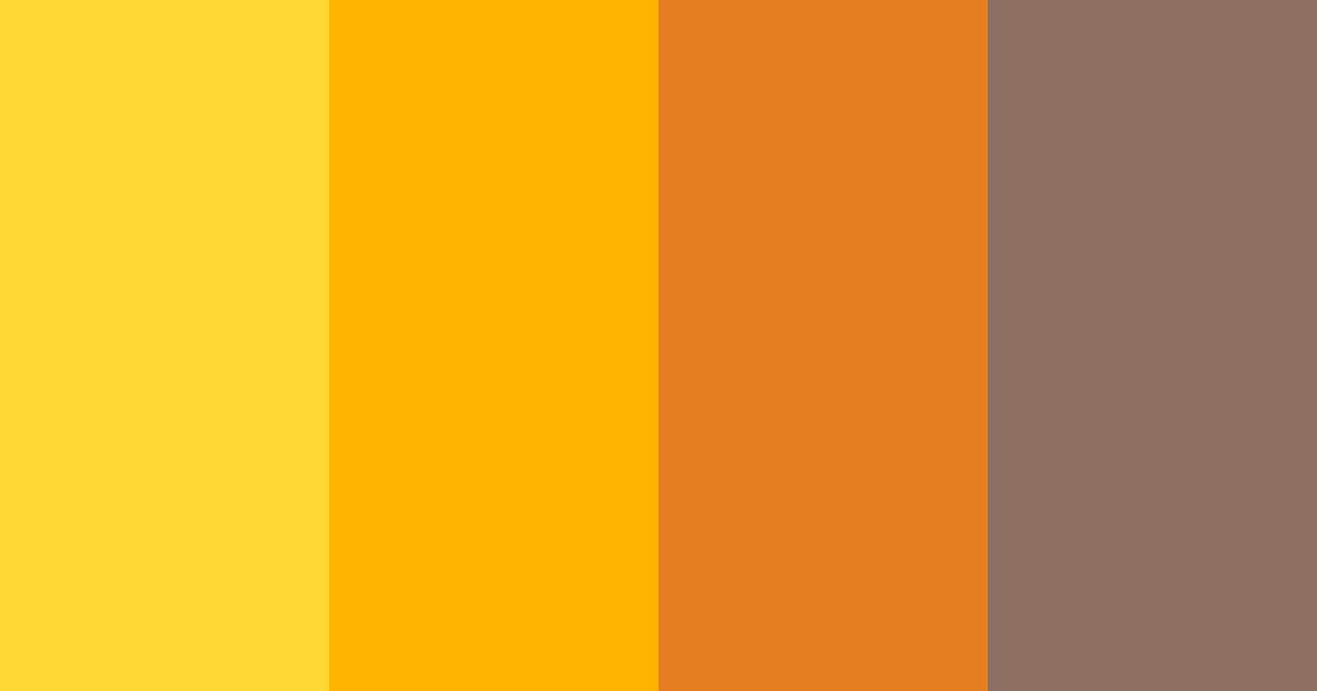 Download warm autumn color palette PNG image (landscape)