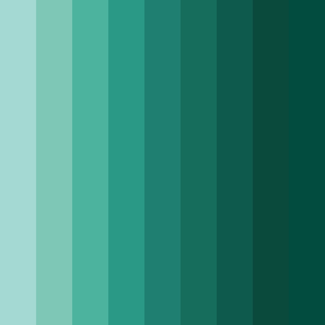 Download dark teal color palette PNG image (square)