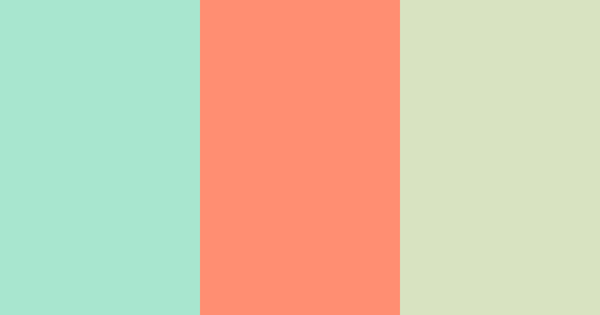 Download shades of green color palette PNG image (landscape)