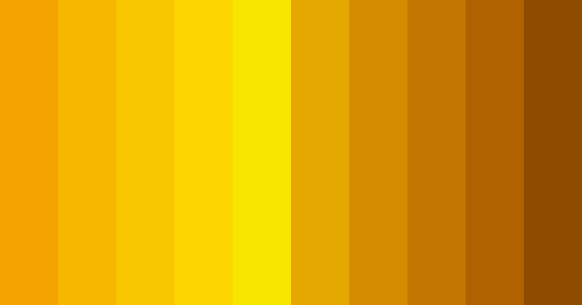 Download golden ember glow color palette PNG image (landscape)