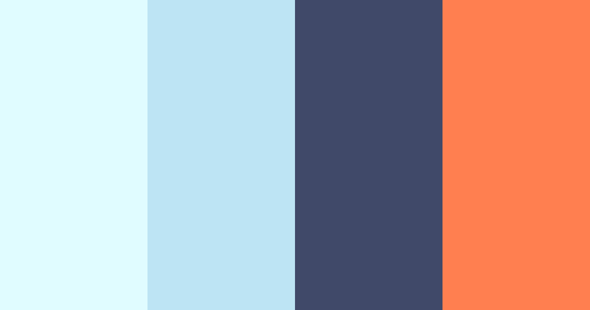 Download minty peach color palette PNG image (landscape)