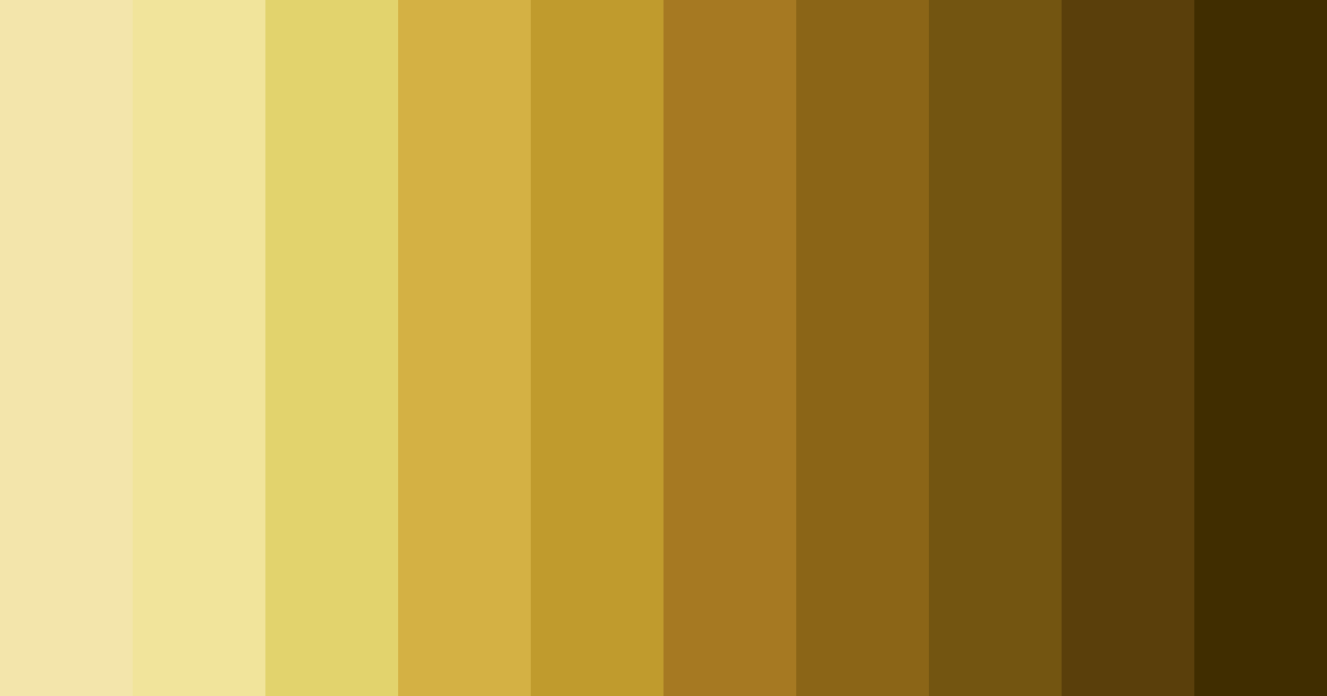 Download golden earthtones color palette PNG image (landscape)