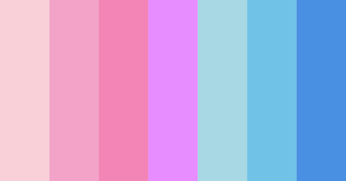 Download pastel pink blue color palette PNG image (landscape)