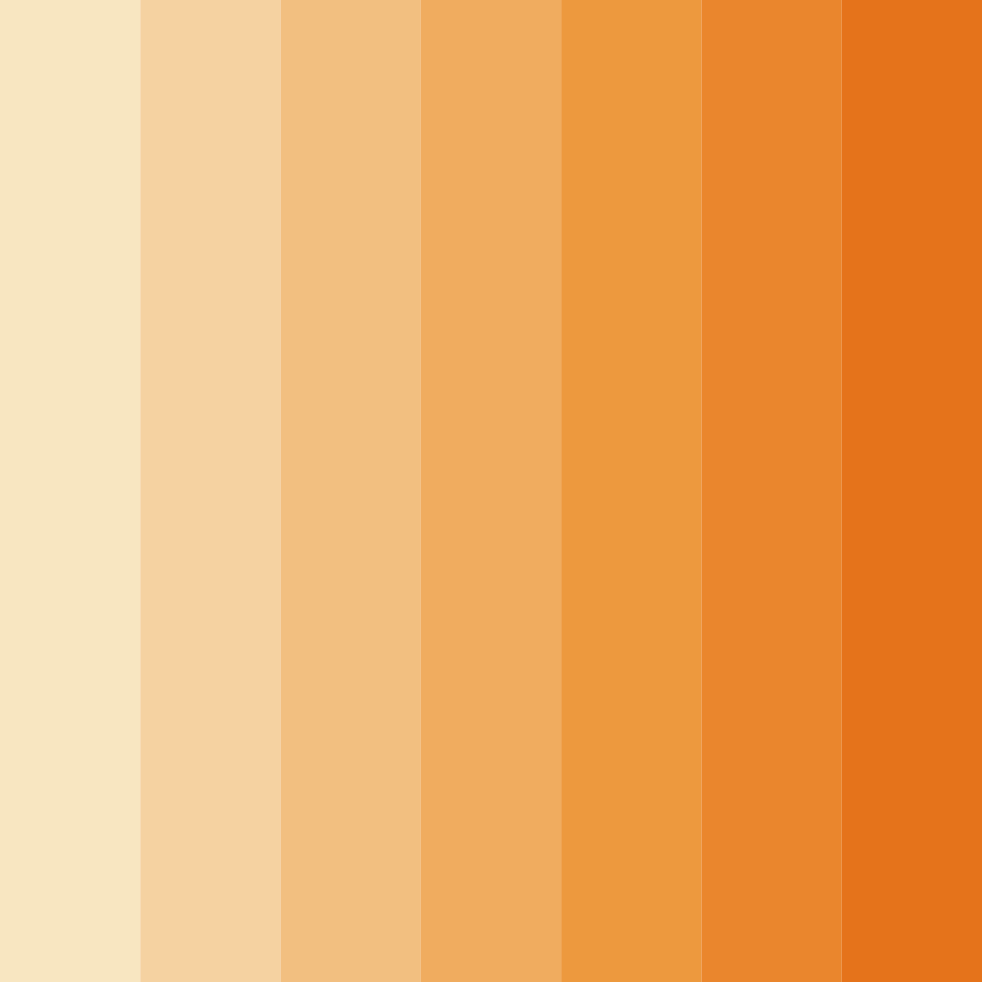 Download vanilla sunrise color palette PNG image (square)