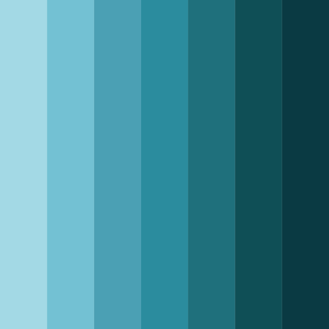 Download abyssal serenity color palette PNG image (square)