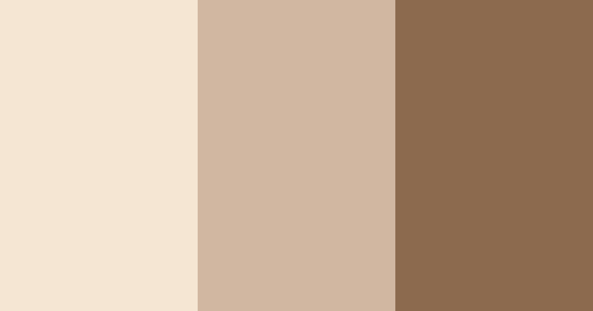 Download elegant beige color palette PNG image (landscape)