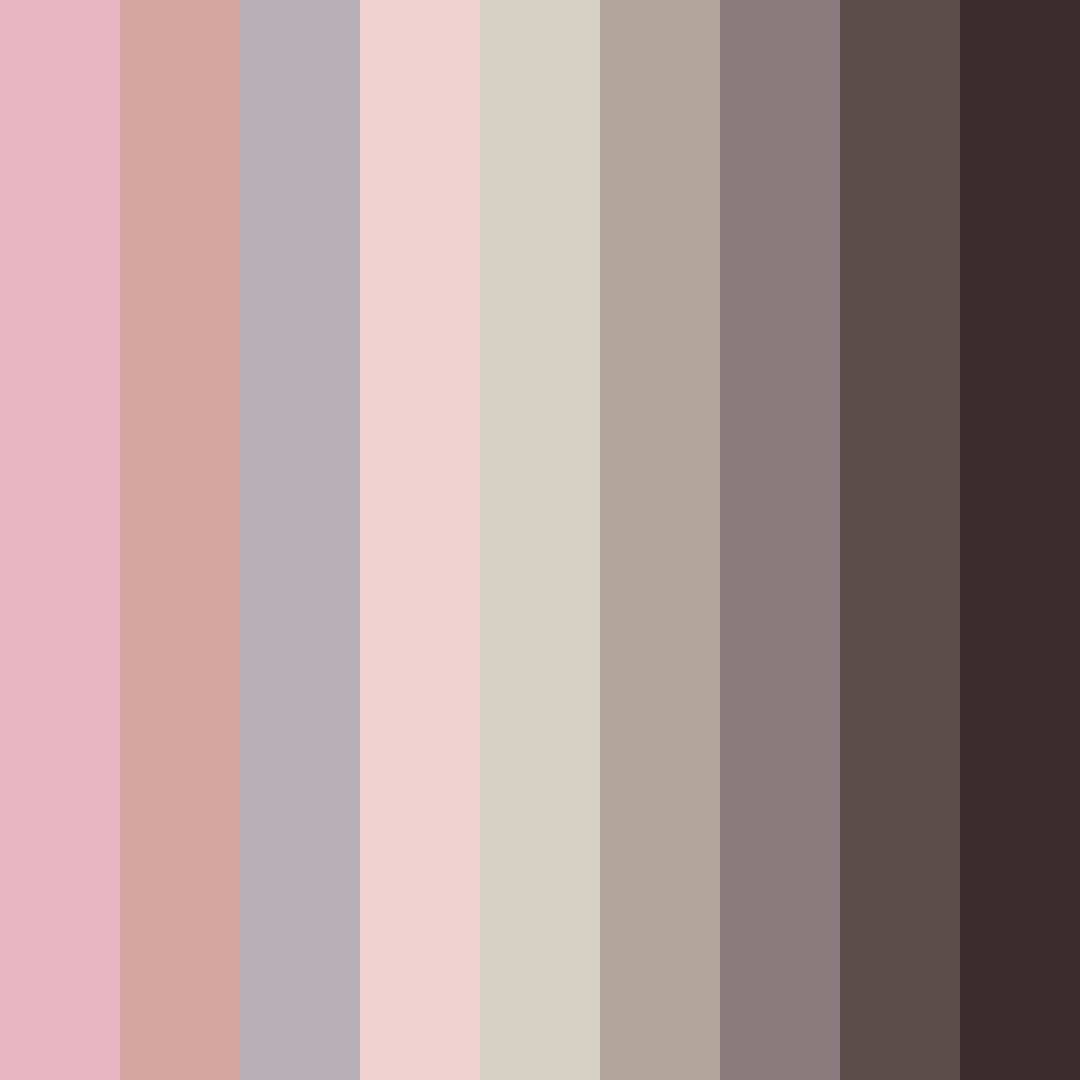 Download muted rose color palette PNG image (square)