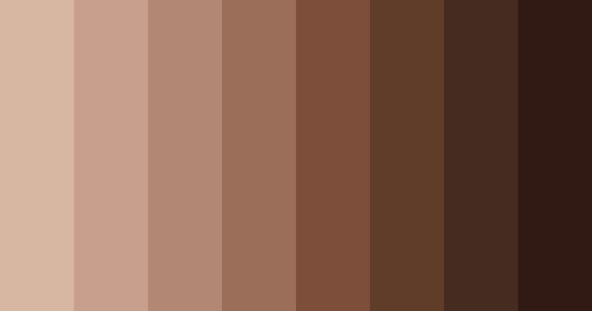 Download rich marron color palette PNG image (landscape)