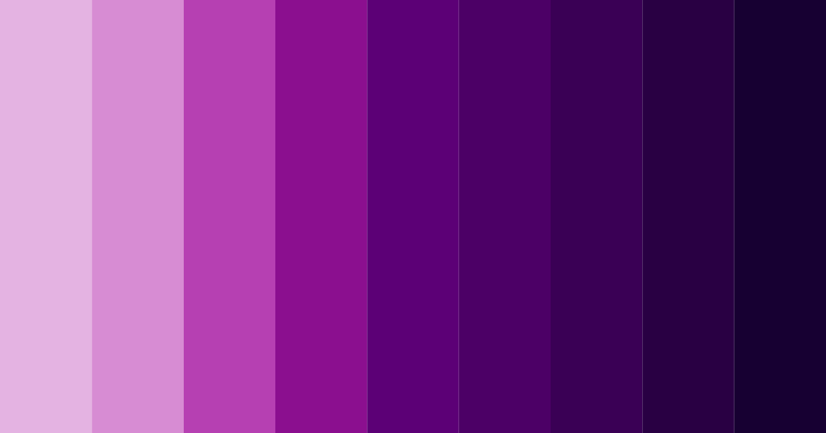 Download violet reverie color palette PNG image (landscape)