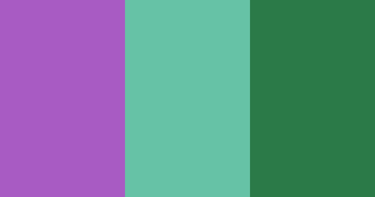 Download vivid purple and green color palette PNG image (landscape)