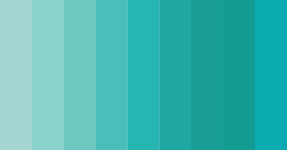 Download turquoise sea color palette PNG image (landscape)
