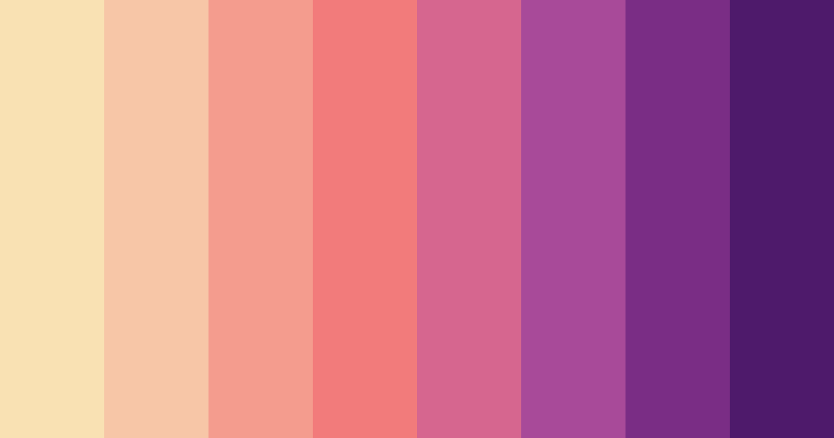 Download blossom reverie color palette PNG image (landscape)