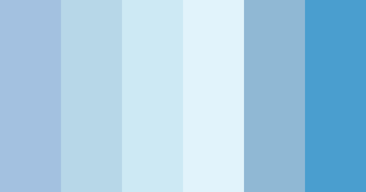 Download light pastel blue color palette PNG image (landscape)