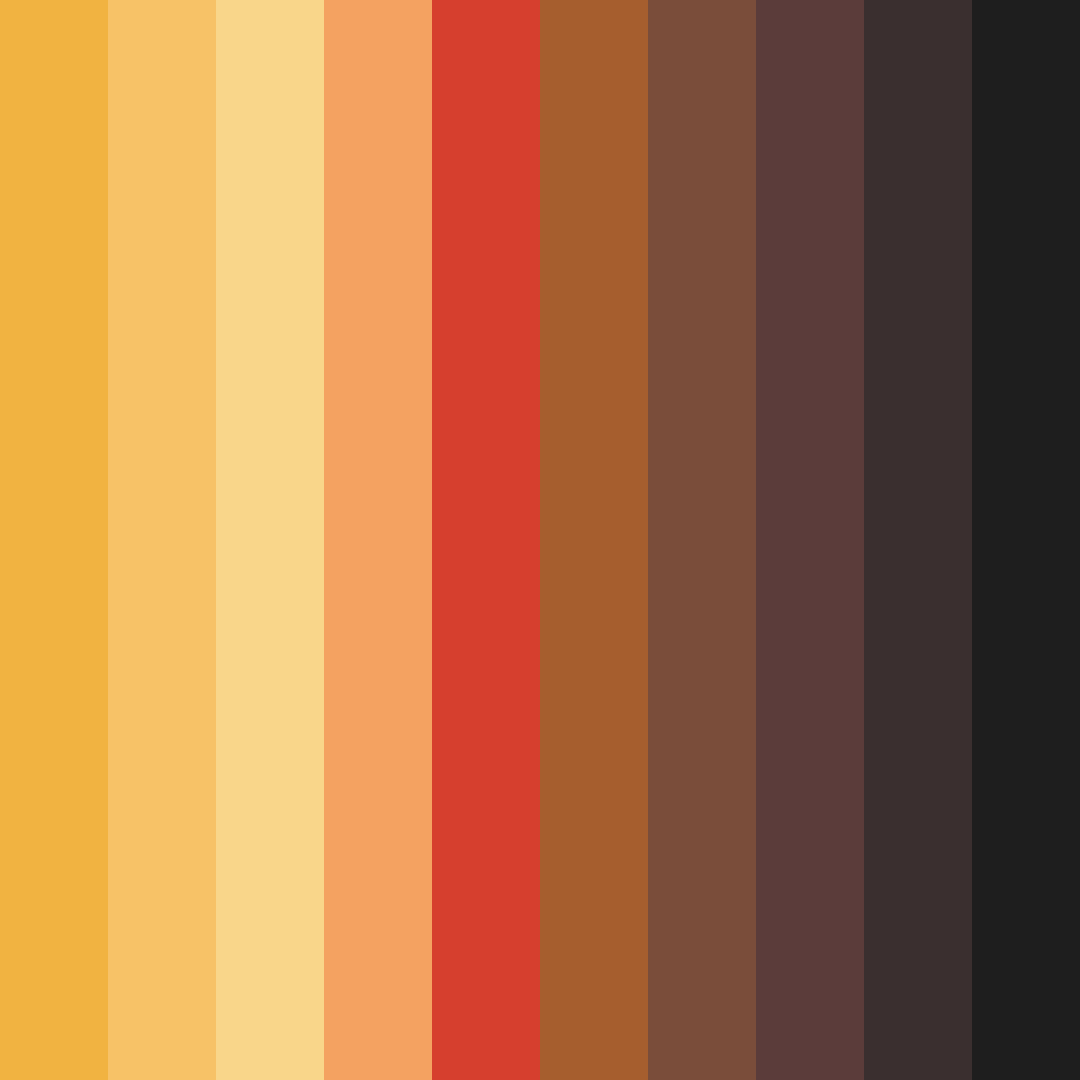 Download twilight ember color palette PNG image (square)