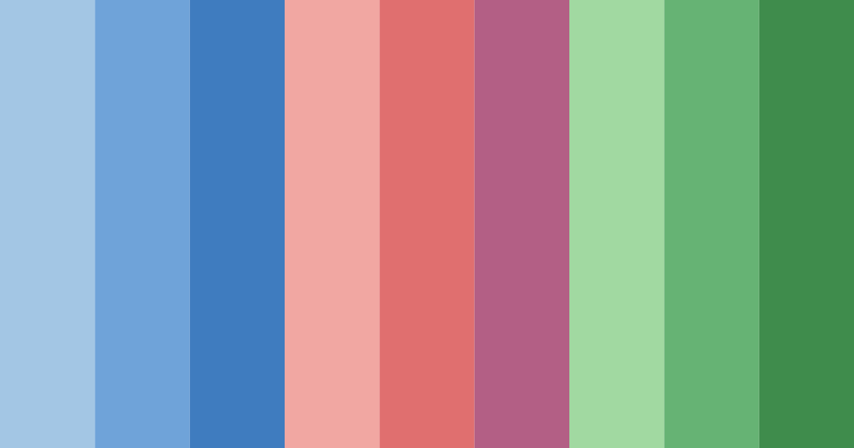 Download vibrant blue and friends color palette PNG image (landscape)