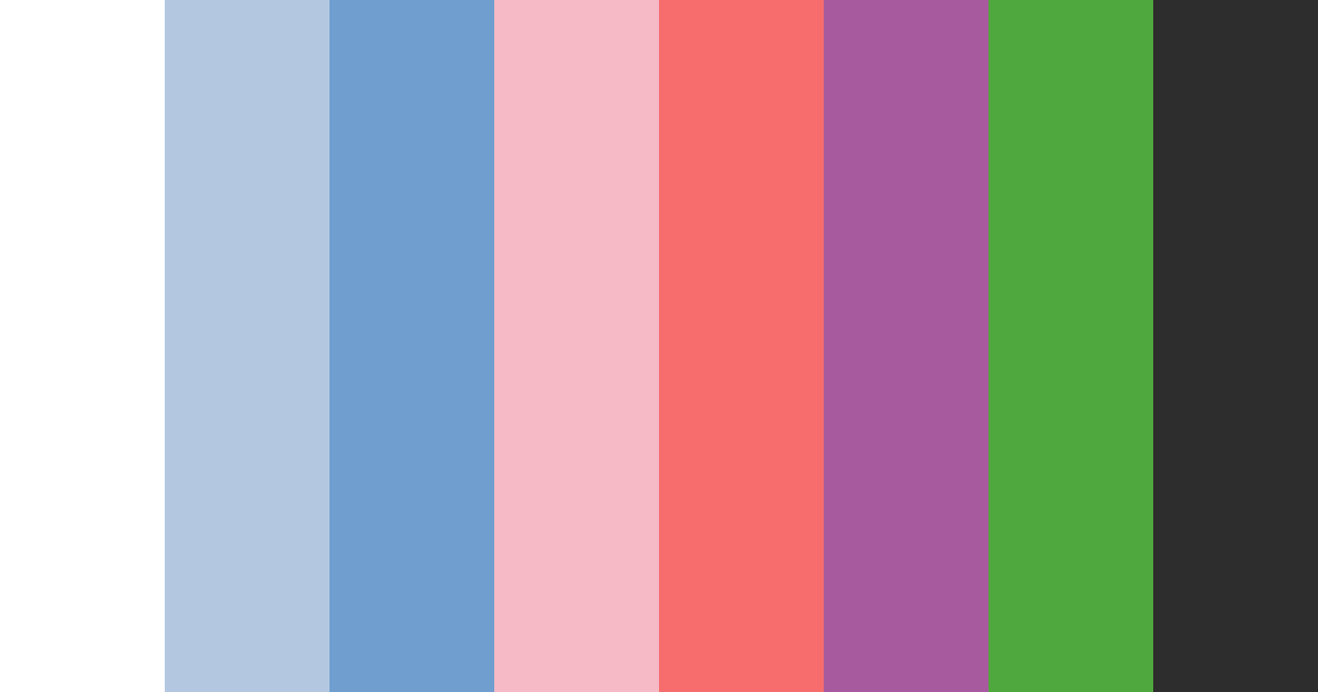 Download colorful harmony color palette PNG image (landscape)