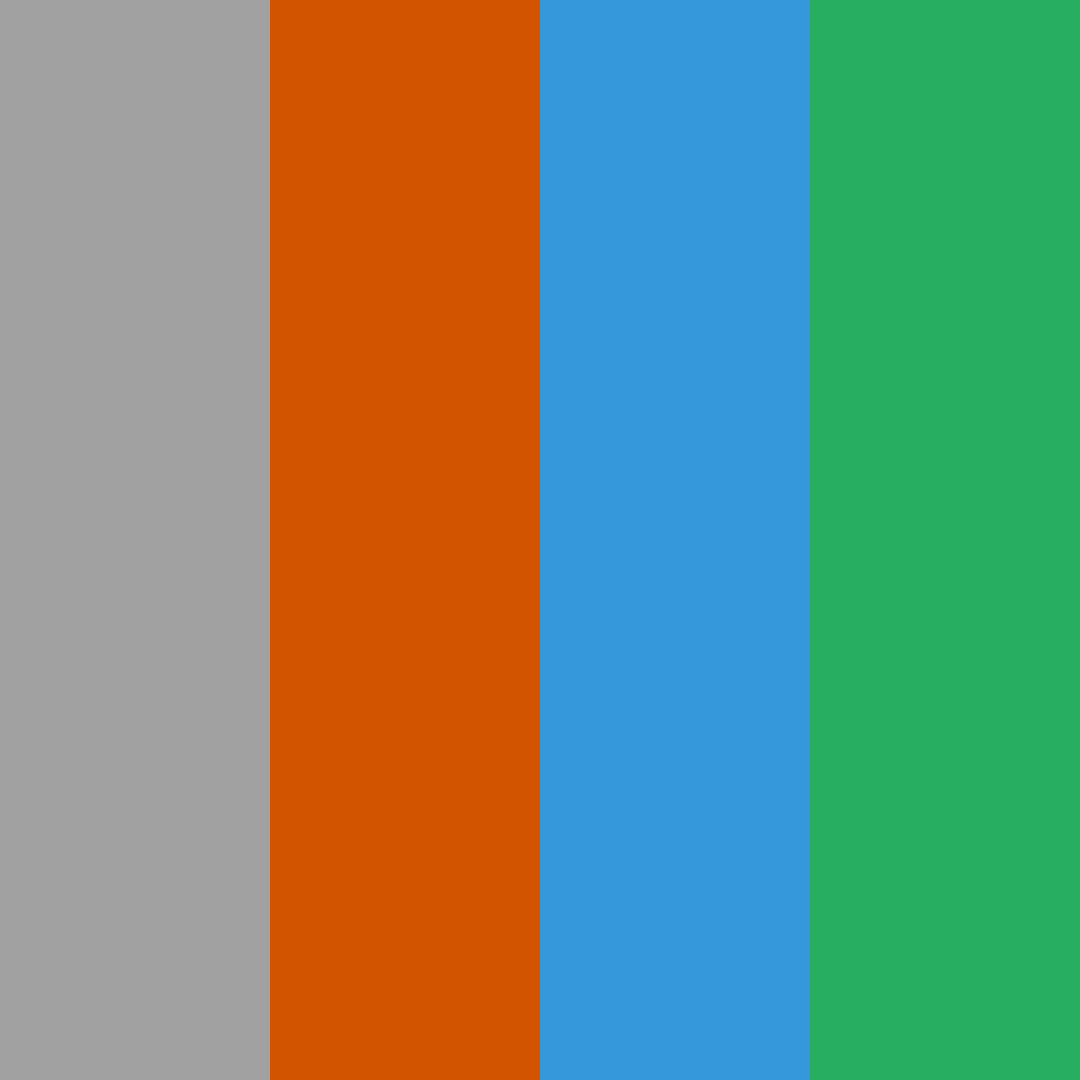 Download gray red blue green color palette PNG image (square)