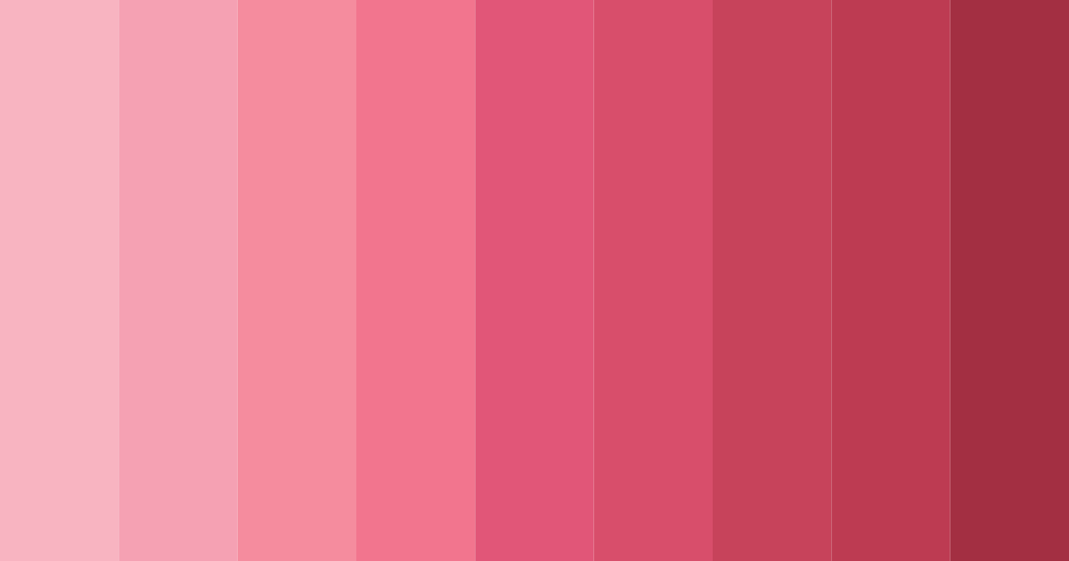 Download strawberry pink color palette PNG image (landscape)