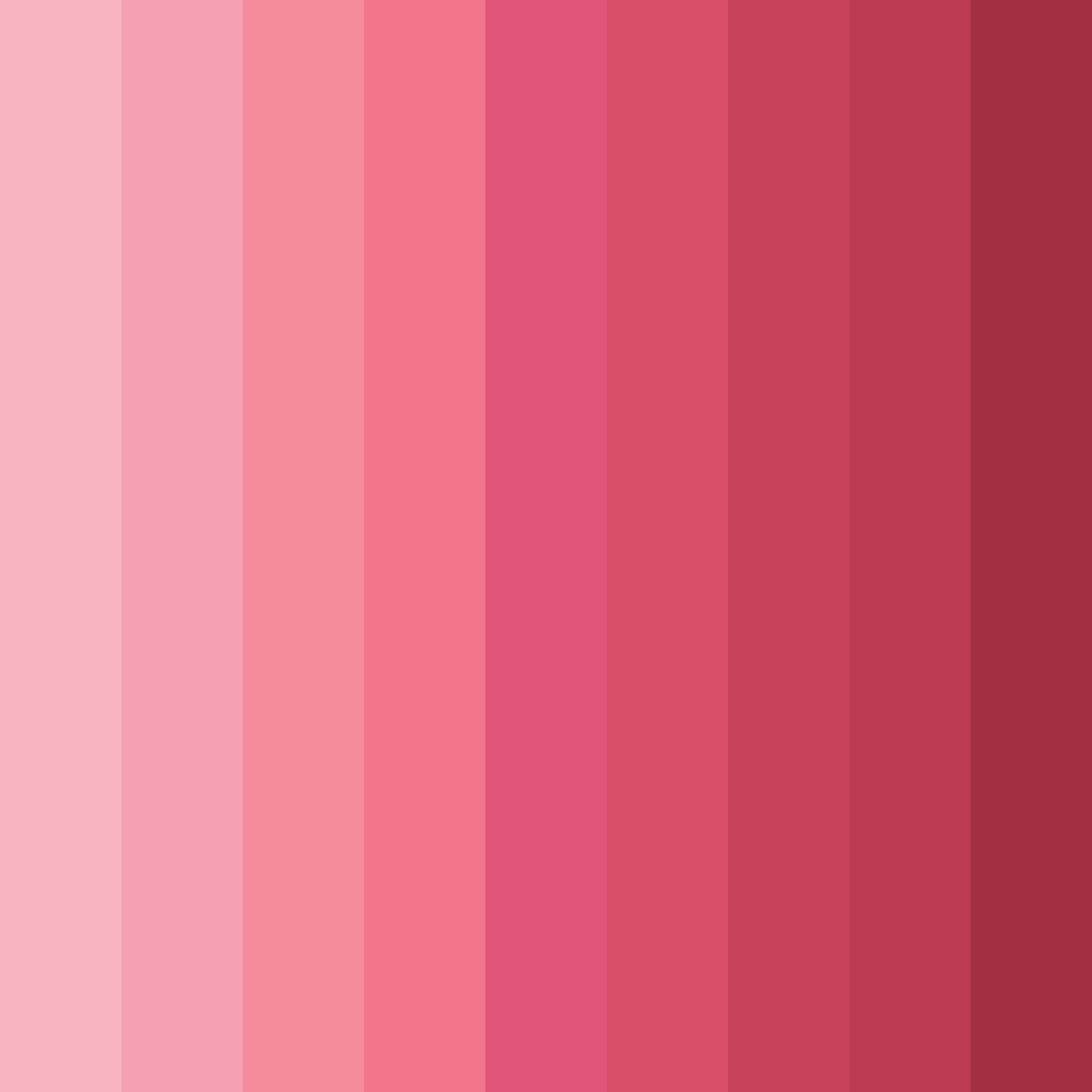 Download strawberry pink color palette PNG image (square)