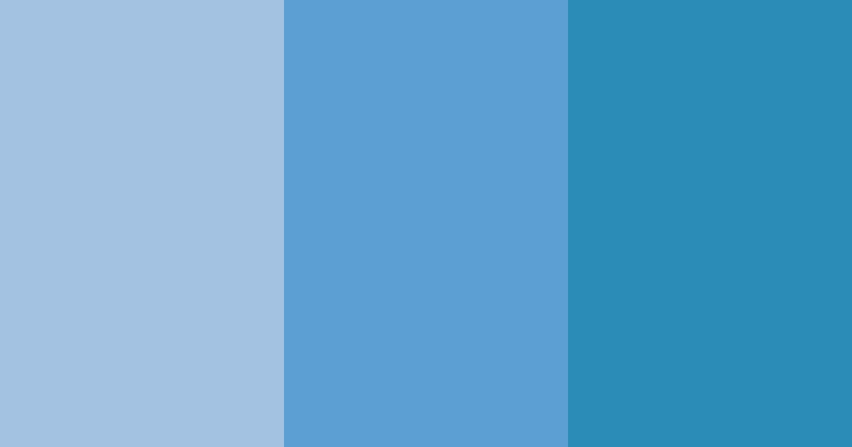 Download serenity in blue color palette PNG image (landscape)