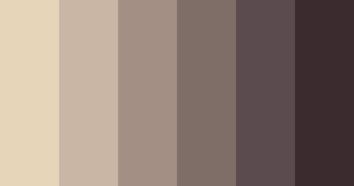 Download elegant brown color palette PNG image (landscape)