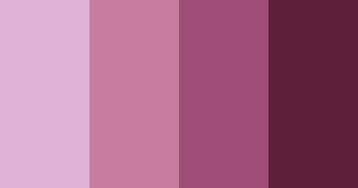 Download plum reverie color palette PNG image (landscape)