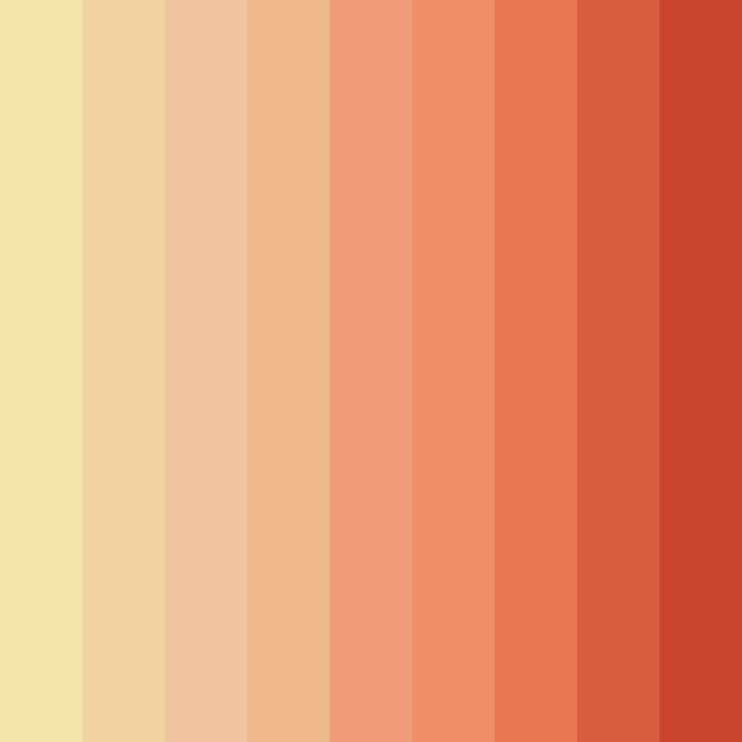 Download desert sunset embrace color palette PNG image (square)