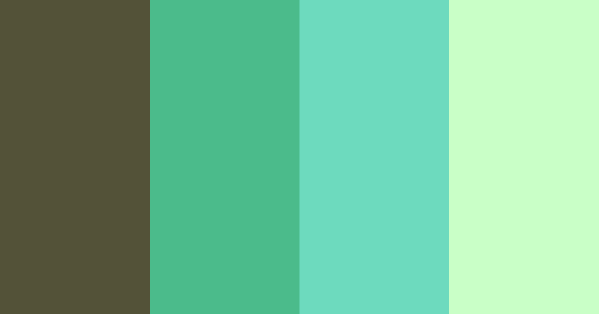 Download minty meadow color palette PNG image (landscape)